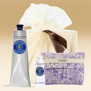 [록시땅](강남점)[기프트] 시어 핸드크림 150ml 세트 (+파우치+미니핸드)