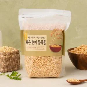 곡물 그대로의 고소함이 살아있는 볶은 현미 통곡물 200g