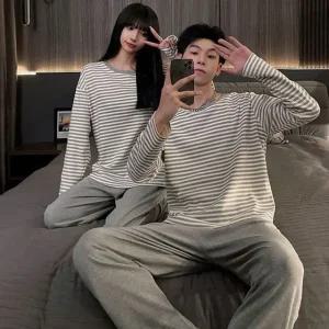 파자마 바지 실내복 커플 요루면 잠옷 홈웨어 (WFHT828)