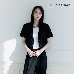 마인드브릿지 크롭반팔자켓 MYJK3203