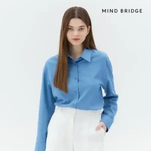 (택가 69,900원)마인드브릿지 린넨혼방오버핏셔츠 MYWS3221