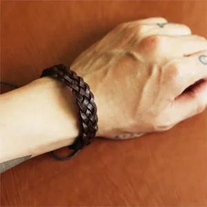 [앤브로치]앤브로치 천연가죽 가죽팔찌 모음/남자팔찌/커플팔찌 (6983516)