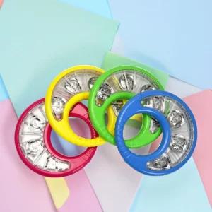 캐스B 베이비탬버린 맑은소리 리듬악기 흔들 템버린 악기놀이 감성자극 지능발달 유아 장난감