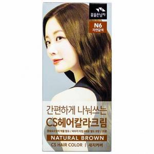 꽃을든남자 간편하게 나눠쓰는 CS 헤어칼라 크림 4회분-N6(자연갈색)