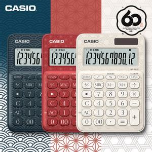 카시오 컬러 계산기 60주년 패턴에디션 MS-20UC-J