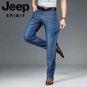 JEEP 지프 남성 청바지 캐쥬얼 빅사이즈 남자 팬츠/스판/데님/여름/봄/2칼라/탄력