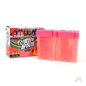 고품질 65g 4개 신발냄새제거 신발장 탈취제 피치 신발냄새 신발발냄새제거 신발장방향제 (WFHZH13)