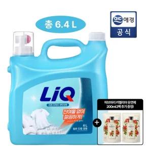 [대용량] 리큐 프레쉬 6L + 허브마리 섬유 유연제 200ml 2팩 GIFT