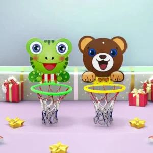 벽걸이 농구골대 (곰) 실내 농구대 가정용 이동식 간이 골대 공놀이 스포츠 게임 어린이