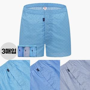 남자 주머니 음낭 분리 기능성 망 트렁크 팬티 3매입 세트 아버지 속옷 선물