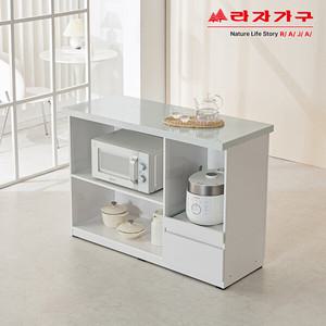 라자가구 리브 펜리 1200 대리석 아일랜드 렌지대 수납 홈바 RYD042