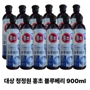대상 청정원 홍초 블루베리 900ml x 12개