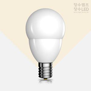 장수램프 LED 미니 크립톤 5W 주광색 E17 소형다마전구 볼전구 전구 욕실 교체용 볼형 램프