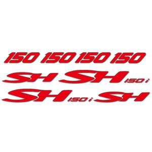혼다 자동차 혼다 SH 150 i 스티커 키트와 호환 오토바이 스쿠터 데칼 헬멧 선체