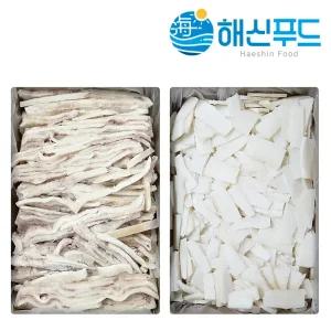 대왕오징어 몸채 막채 편채 귀채 칼집 무라사키 냉동오징어채 3.5kg 4kg