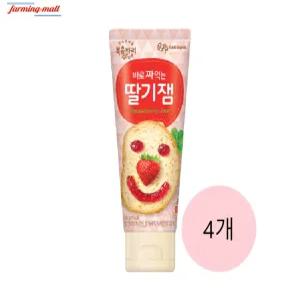 [보금푸드] 복음자리 바로 짜먹는 딸기잼 100g 4개