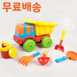 국산 트럭모래놀이세트 장난감삽 갯벌체험학습