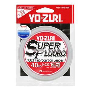 Yo-Zuri YZ-SF-40LB-NCL-30YD: 슈퍼플루오로 30Yd 40Lb, 내추럴 클리어