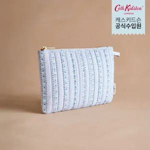[캐스키드슨](김해점)퀼트 파우치 - 블루 로즈 스트라이프 (CK-AAA4081)