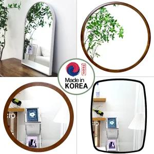 반신 거울 국산 아치형 원형 사각 욕실 교실 학교 화장대 현관 벽걸이 화장실 미용실 신발장 은경 제작