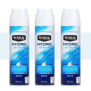 쉬크 하이드로 모이스처 폼 250g 3개 보습면도 촉촉한