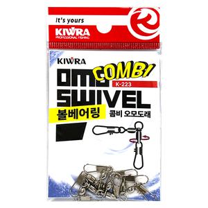 키우라 K-223 볼 베어링 콤비 오모도래 바다 루어 낚시 채비 한치 갑오징어