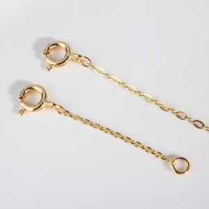연장 체인 5푼 두꺼운 여유 길이 사이즈 줄 기본 금 목걸이 14K 18K