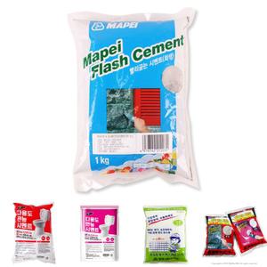 빨리굳는 시멘트 회색 1kg/방수/몰탈/균열/보수제/초속경/압착/바우어/타일/급결/변기/백색/몰타르/고강도