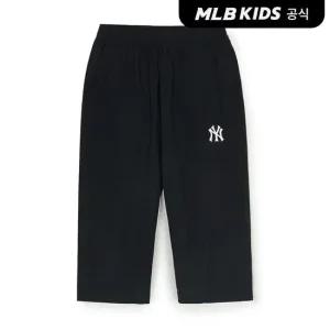 [MLB키즈 공식] 베이직 스포티브 트리코트 7부 조거팬츠 NY (Black) 7ASMB0653-50BKS