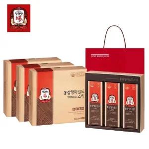 정관장 홍삼정 마일드스틱 10ml 90포+쇼핑백-선물포장 6년근 홍삼농축액 활기력 홍삼원 골드