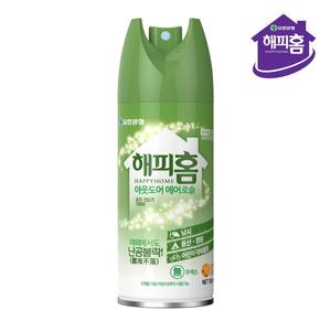 해피홈 아웃도어 에어로솔 모기 진드기 기피제 150ml x 3개