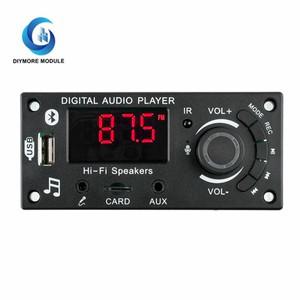 MP3 디코더 보드 오디오 앰프 블루투스 자동차 기능, 마이크 소켓 포함, 2*50W