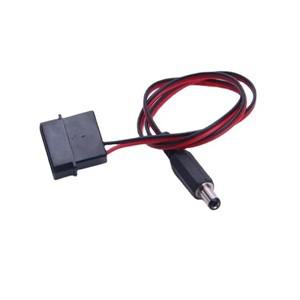 IDE 몰렉스 남성-DC 5.5mm x 2.1mm 변환기 어댑터 전원 공급 장치 케이블 12V 18AWG 와이어 50cm