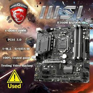 리퍼브 B360 마더보드 MSI B360M BAZOOKA LGA 1151 8세대 코어 i7 i5 i3