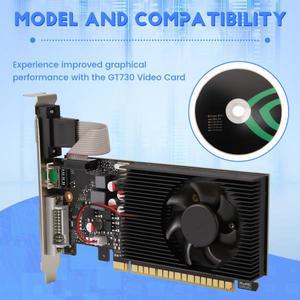 L69A GT730 4GB DDR3 128Bit 그래픽 카드(HDMI 호환 VGA DVI 포트 포함) 사무실/가정용 사무용 카드