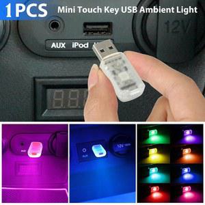 무드등 차량용 USB 미니 LED 무드 램프 네온 분위기 다채로운 범용 인테리어 전구 휴일 파티 노래방 장식 조명