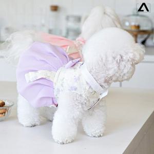 고양이 한복 강아지 애견 의류 예쁜 원피스 반려동물 옷