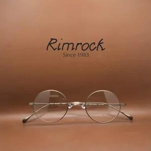 오늘출발 림락 R1005A C4 앤틱브라운 새들노즈 베타티타늄 가벼운 고급 얇은 명품안경 RIMROCK 일본안경