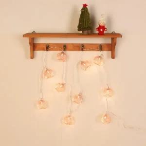 USB 전등갓 가랜드전구 LED 2M 웜색 10구 장식전구