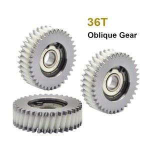 전기 자전거 사선 유성 기어 36 톱니 헬리컬 8mm 베어링 휠 허브 스틸 및 나일론 38 5x11mm
