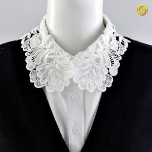 넥 레이스 목 카라 페이크 넥카라 블라우스 목 레이스 프릴