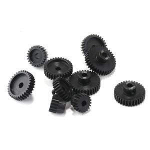M0.8 5mm 16T 19 T23T 27T 30T 31T 32T 33T 34T 35T 장난감 전동 용 블랙 메탈 기어  1/10 슬래시 TRX4 RC