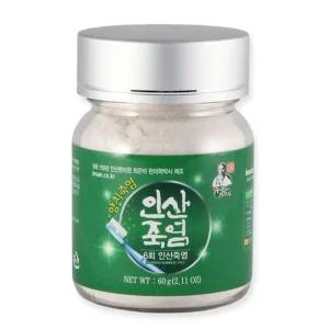 6회 인산죽염 60g/양치죽염/6회죽염/가글/6회양치죽염/소금/천일염/구운소금/가루소금/분말소금/양치