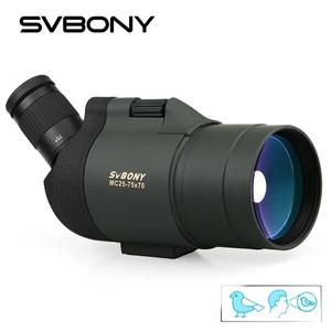 필드스코프 망원경 SVBONY F9334G 삼각대로 조류 관찰을 위한 MAK 발견 범위 25-75x70  망원경 BAK4 FMC 방