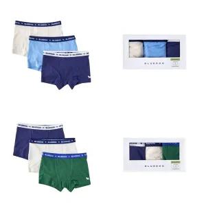 [블루독](대전신세계)25FW 남아 3종사각 팬티 BL,GN (25W10-510-05,06)
