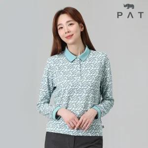 [PAT 여성] 로고 프린트 카라 티셔츠_1J65231