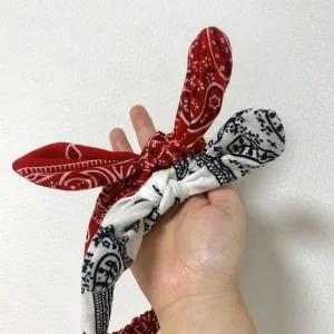 반다나 페이즐리 헤어 밴드 응원 머리띠 반티/단체/행사/스포츠/머리/소품/공연/야유회/어린이집