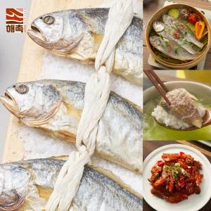 민어조기로 만든 영광굴비 자연산 조기 전통엮걸이 8마리