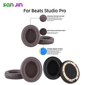 Beats Studio Pro 교체용 이어패드 헤드폰 귀마개 메쉬 메모리 커버 스폰지