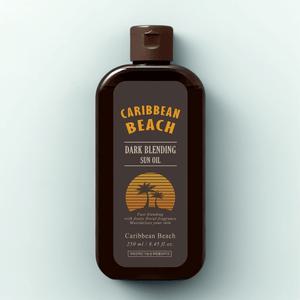캐리비안비치 다크 블렌딩 바디 태닝오일 250ml 1개